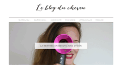 Desktop Screenshot of leblogducheveu.com